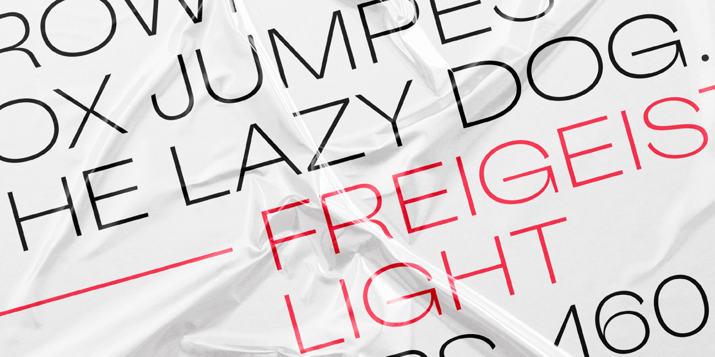 Freigeist Light Font preview